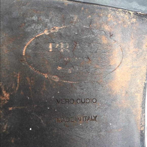 Men’s Prada black leather Chelsea boot w/buckle - Picture 8 of 12